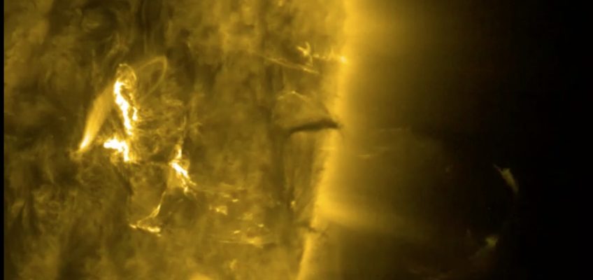 Vidéo d’une éjection de masse coronale du Soleil, 22 janvier 2018, par la NASA – Aur ...