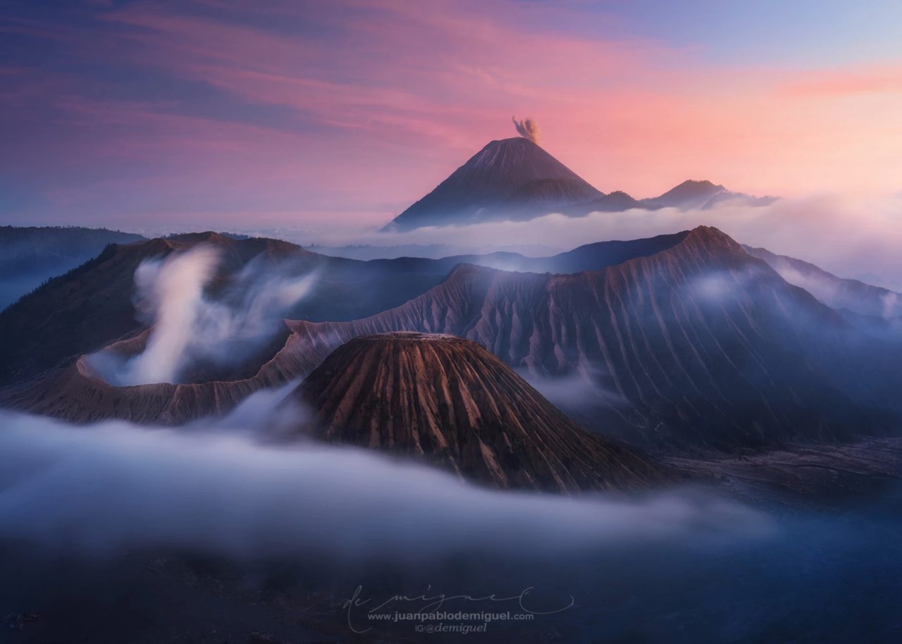 Bromo and Semeru volcanoes, Indonesia